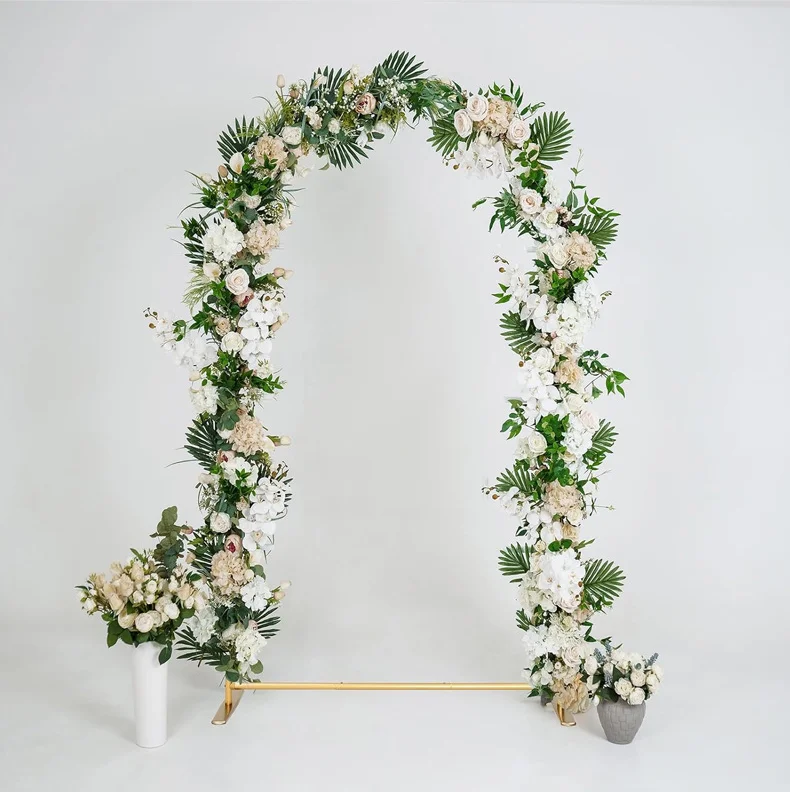 Wholesale Set of 3 Aluminum Alloy Wedding Arch Backdrop Stand for Floral Balloon Decor arch stand