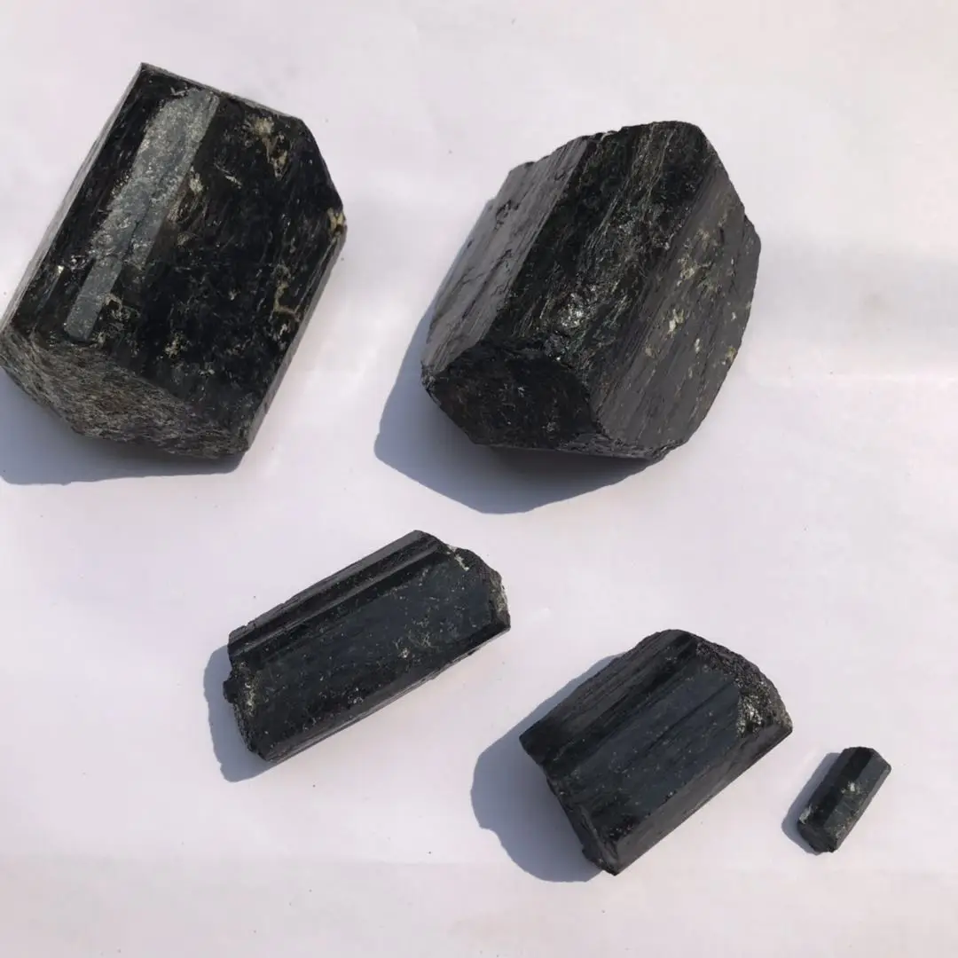 Wholesale Black Tourmaline Stone Natural Raw Black Rough Tourmaline High Quality Tourmaline Ore