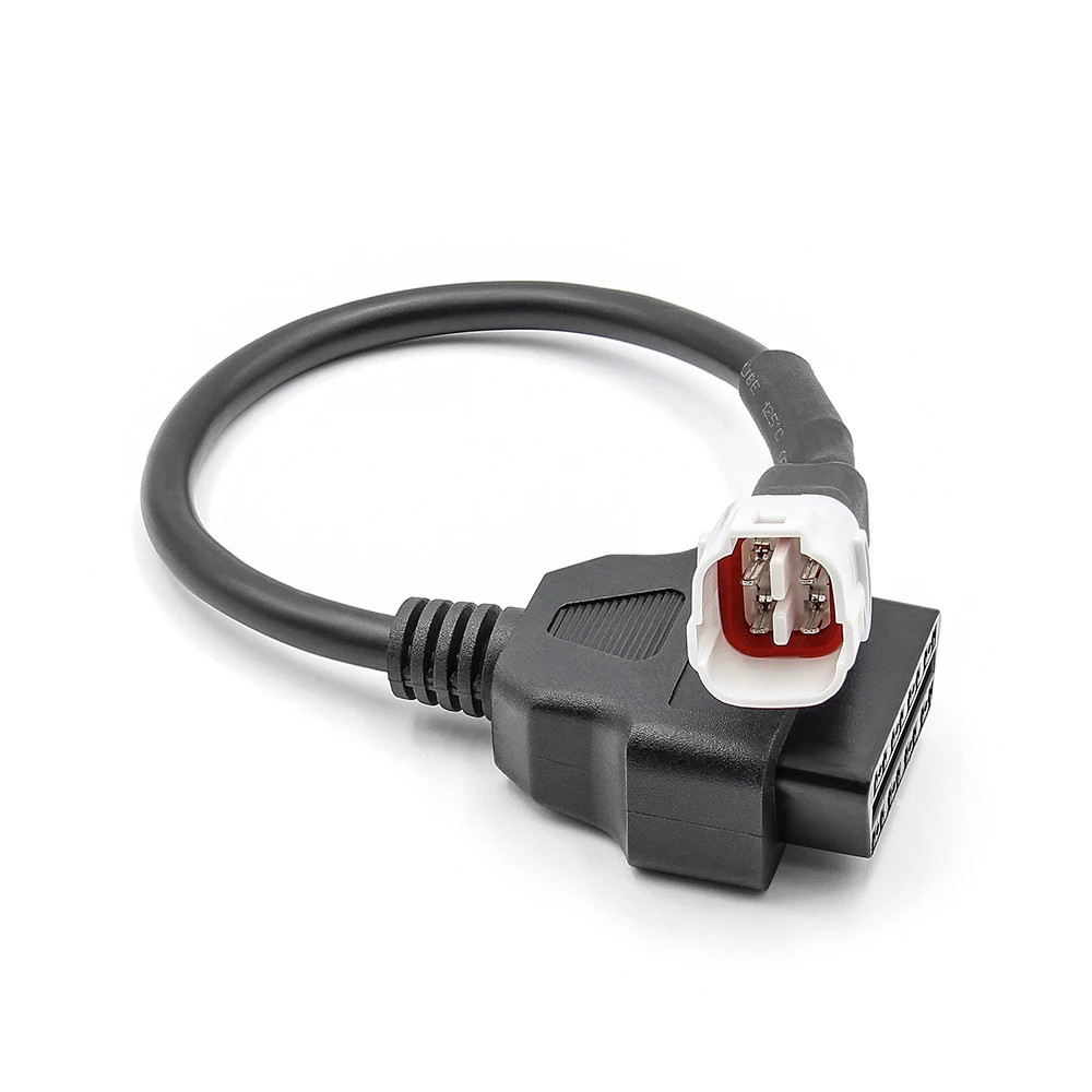 Universal Motorcycle OBD OBD2 Female To 3 4 6 Pin 6Pin Male Connector Y Splitter Diagnostic Wire Cable For Yamaha Honda