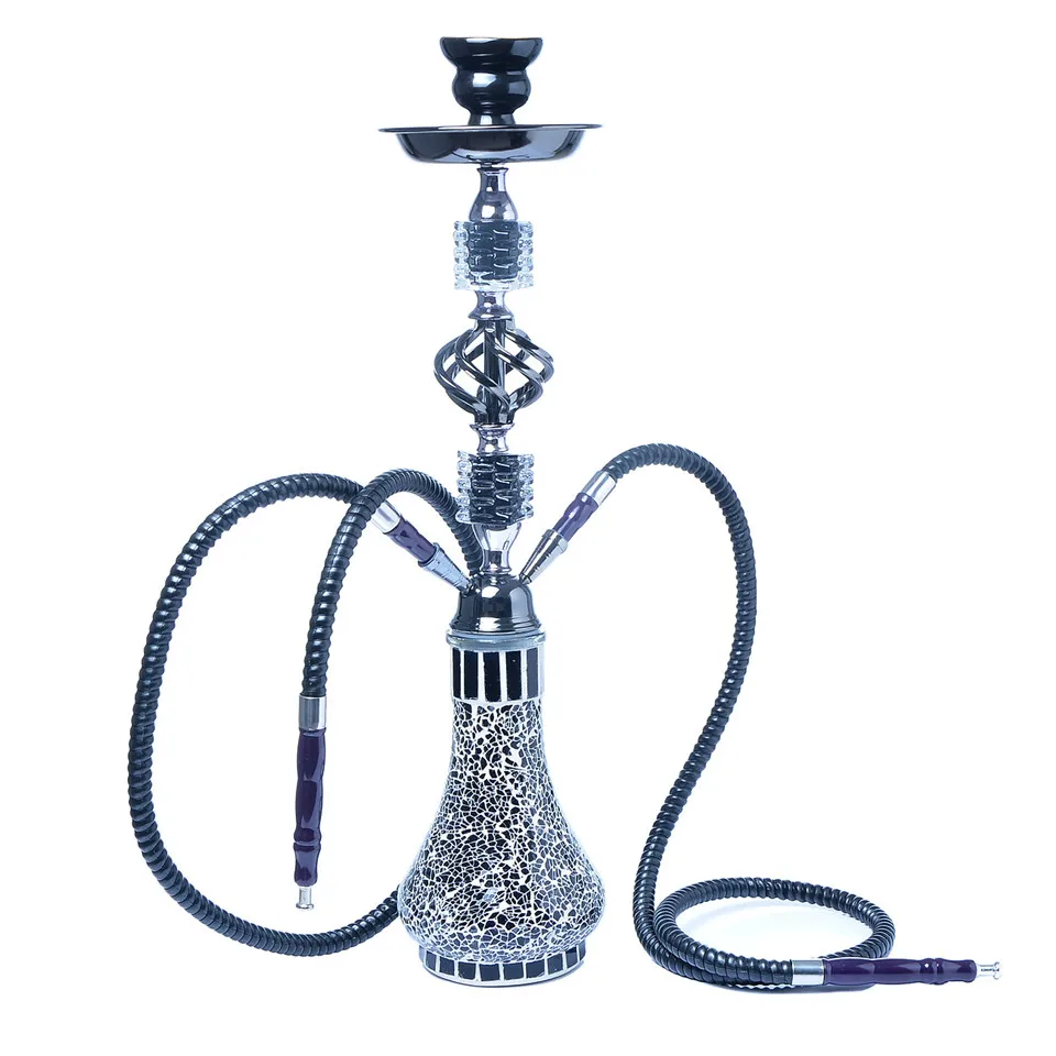 Hookah Shisha Pakistan 2 Pipe Shisha-Hookah Nargile Takimi Cheap Price