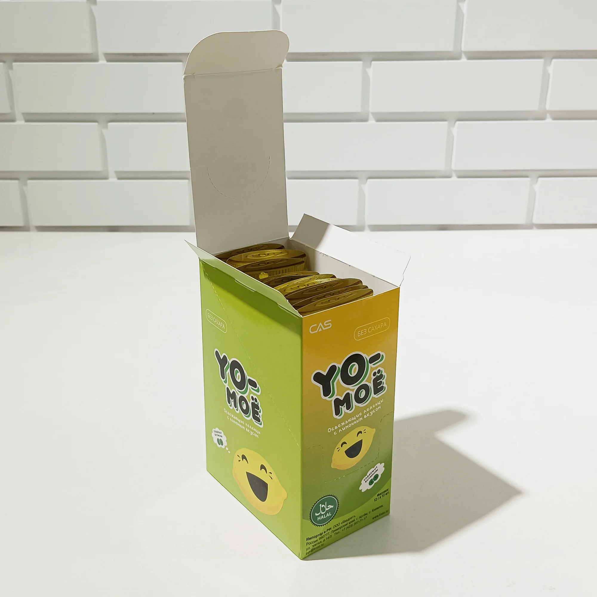 Vitamin C Sugar Free Candy with Mint, mango, apple, watermelon, grape and lemon 6 different flavors in one candy