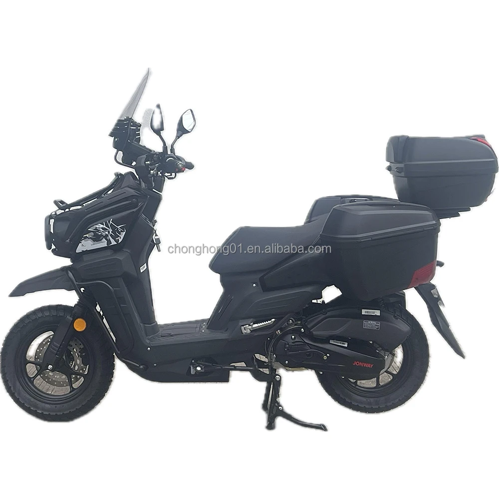 Wholesale Adults Air cooled Petrol Scooter High Speed Powerful Gasoline Motorcycle Moped 90km/h 150cc Gas Scooter (GALATIC)