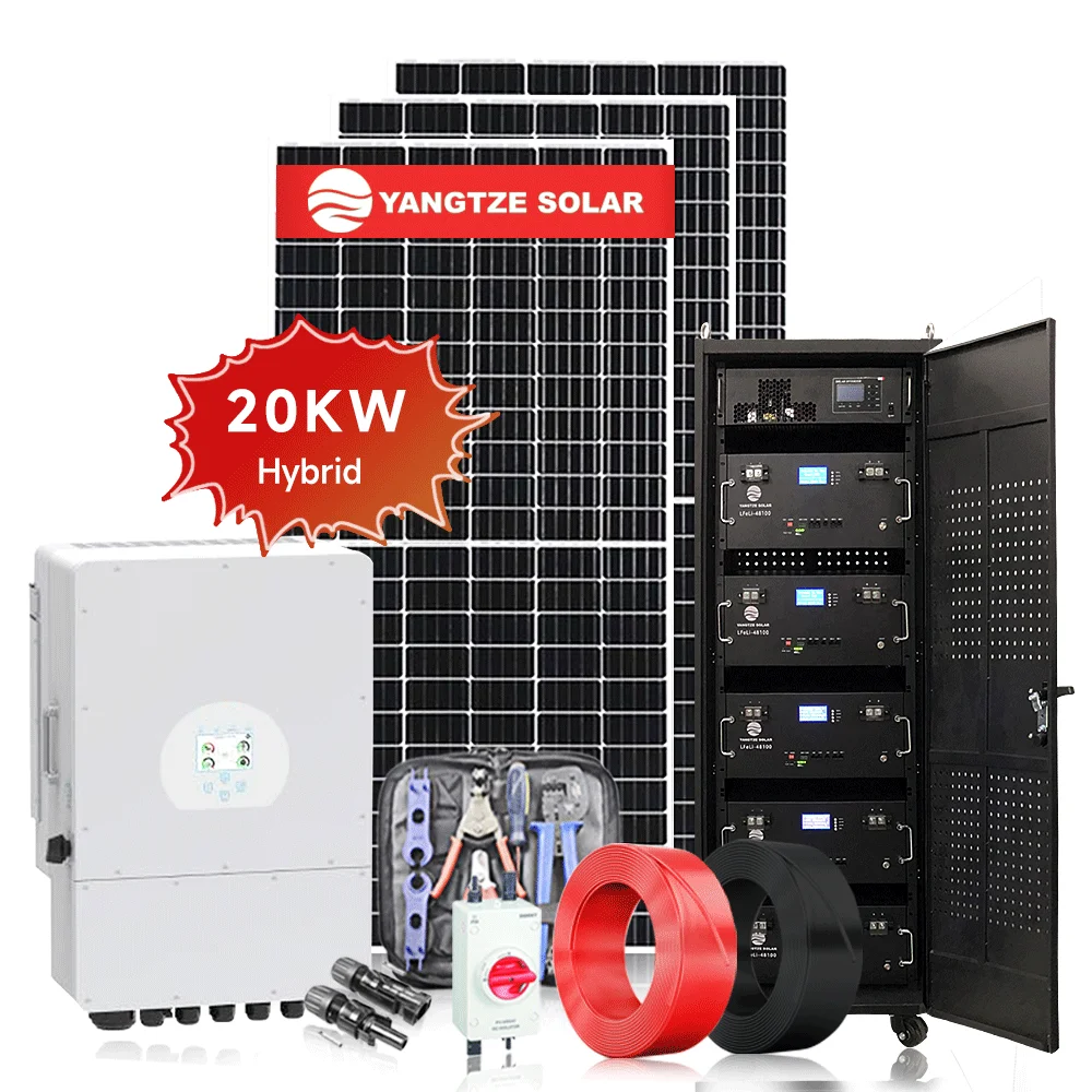 10 kw 20kw 30kw 12kwh full hybrid inverter solar energy panel system off grid solar system 20kw solar generator tragbar