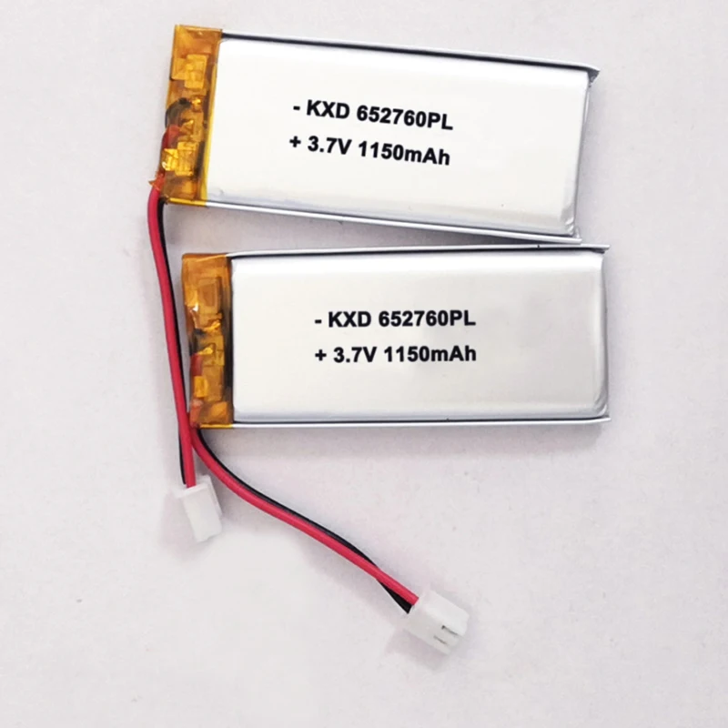 KXD 652760 652760PL CELL Polymer lithium 3.7v li-ion 1150mah battery