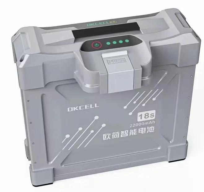 New Okcell 18S 66.6V 28000mAh Smart Lithium Battery lipo rechargeable battery Plug-in 18S 28000mAh battery for UAV drone