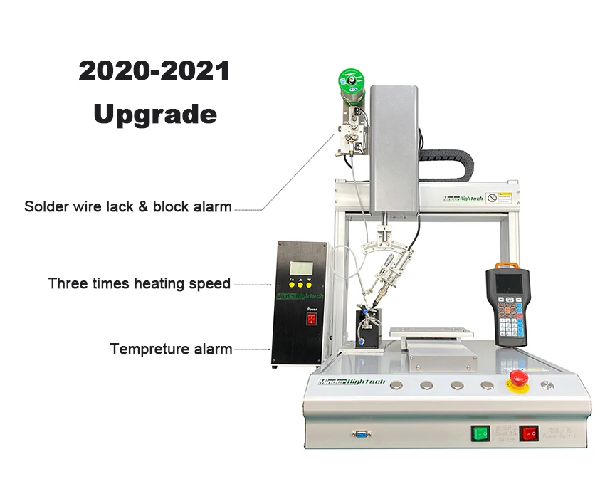High production PCB desktop 4 axis solder soldering robot welding soldering machine automatic tin supply