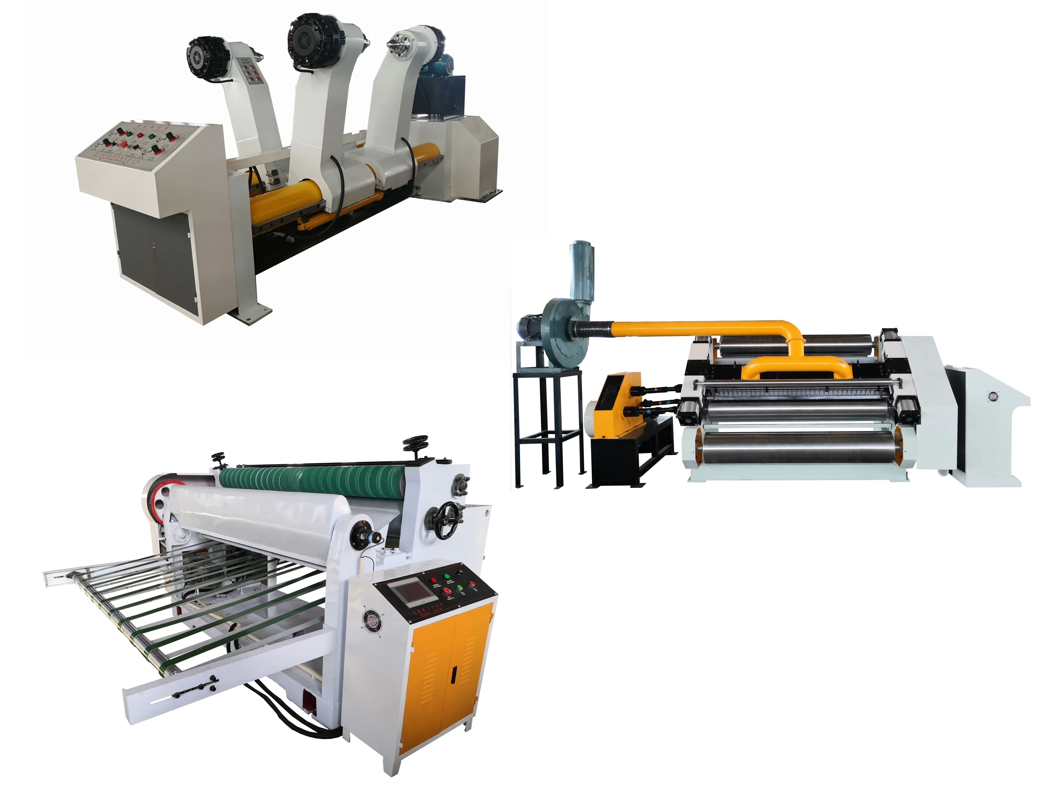Factory price fingerless Vacuum adsorption single facer corrugated machine / single facer for sale