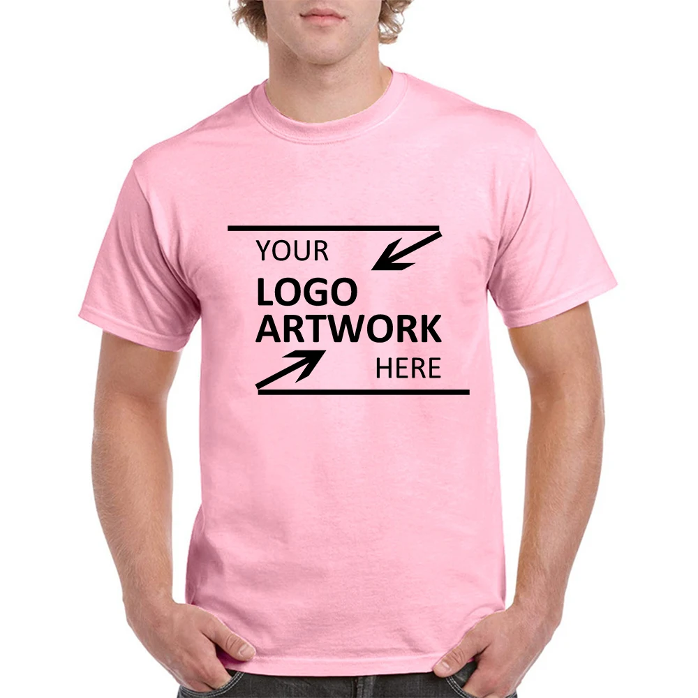 Custom T-Shirt for Men with Personalized Artwork and Logo Design Premium Quality Cotton Corporate Gift Set Luxury Promotional