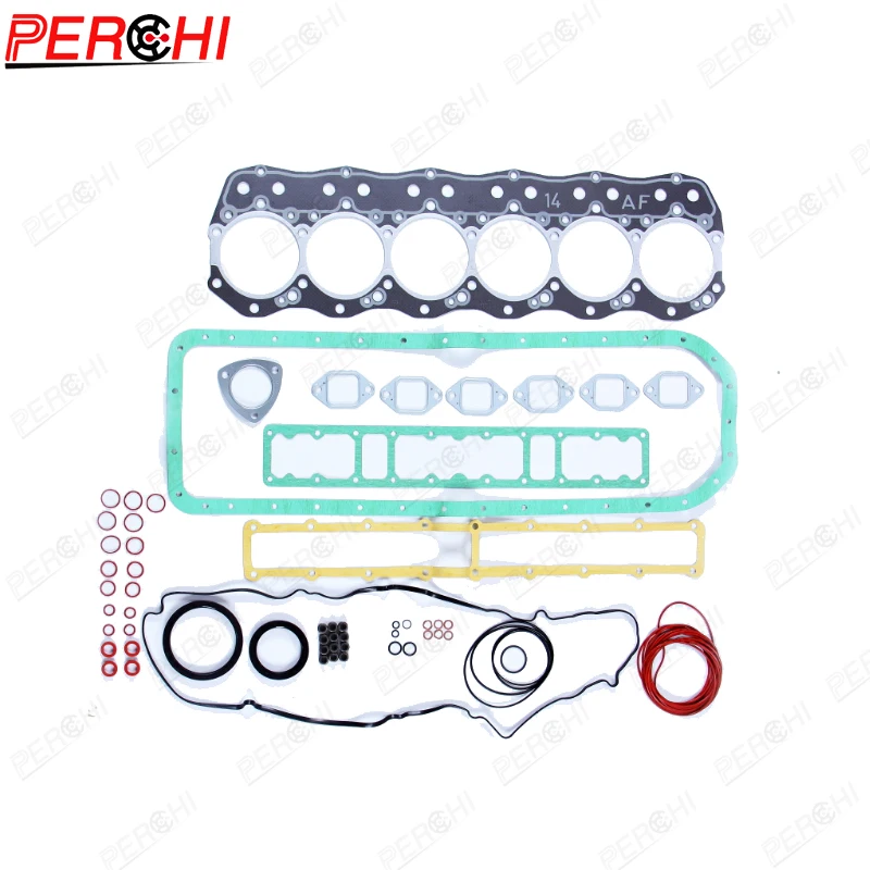 For Fuso Mitsubishi 6D14 6D14T Aero Midi MK515 F-Series MK1 FM215  Fighter MK1 FK115 Engine Spare Parts Gasket Kit  Set ME995040