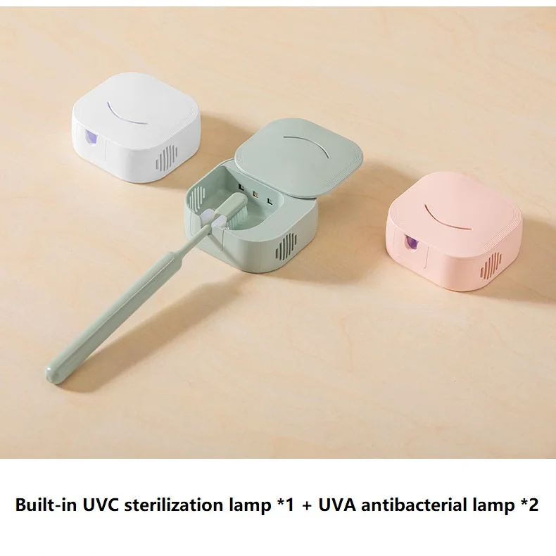 2022 Многофункциональный портативный стерилизатор зубной щетки, безопасный эффективный УФ-свет, стерилизует зубную щетку