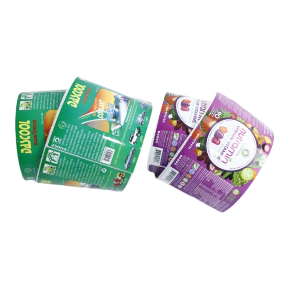 Customized Printed Plastic Film Laminated Heat Sealed Flexible Food Packaging Material Roll Film for Item Packaging