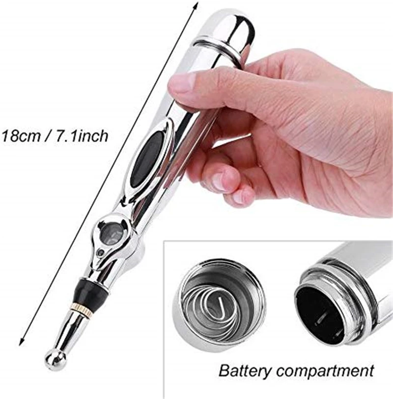 Electronic Acupuncture Tens Pen Electric Meridian Energy Point Massage Pen Traditional Relief Pain Laser Needle Therapy Tools