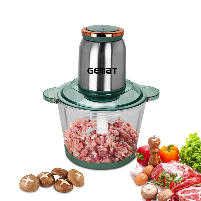 3 Litre Bazhou Home Kitchen Stainless Steel Mini Food Colors Meat Chopper New Mincer Electric Meat Grinder Sale Blender Daging