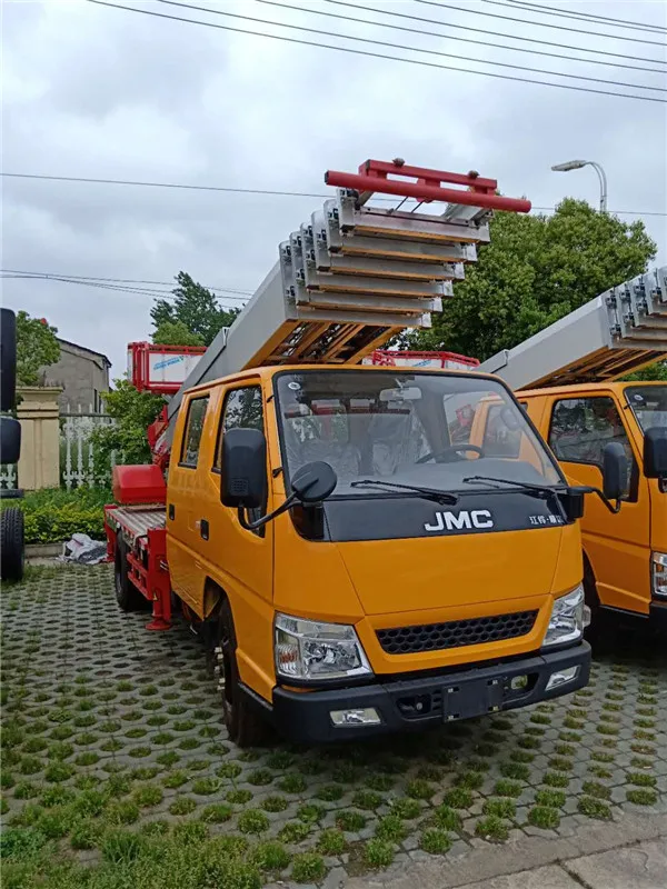 Гидравлический подъемник JMC 32 м изолированный Воздушная лестница грузовик для
