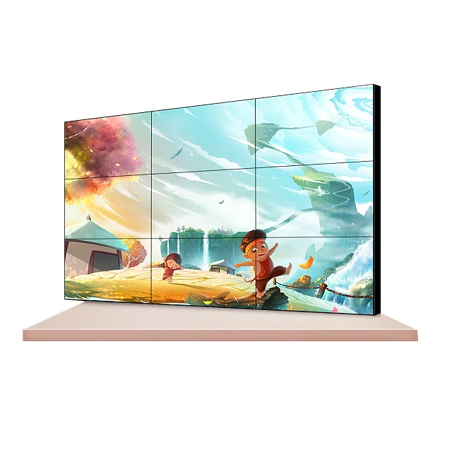 2X2 3X3 4X4 5X5 49Inch Large Format DID Display Narrow Bezel Controller  LCD Video Wall