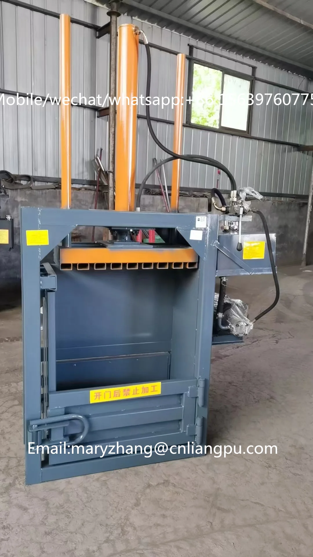 Hydraulic Plastic Cardboard Baler Compactor Prices Baling Machine for Packing Waster Cartons Bottle Press Baler Machine