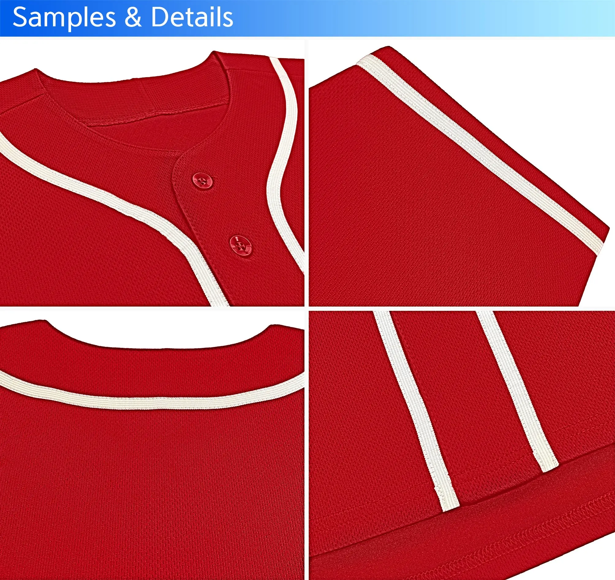 Flagnshow sports uniforms custom your logo baseball SPORTSWEAR digital sublimation printing Button Down blank Jersey