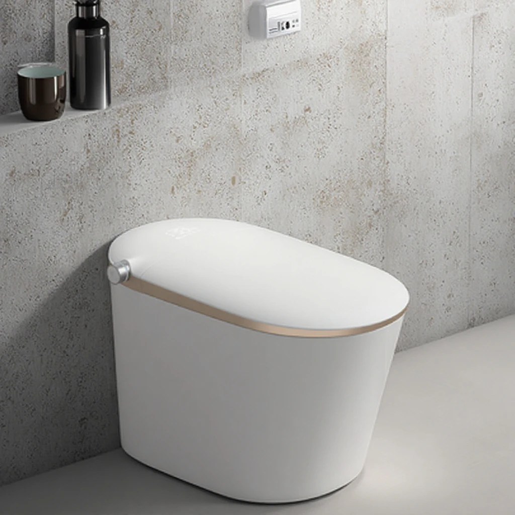 Durable Smart Intelligent Ceramic Wc Toilet Bathroom Automatic Sanitary Ware Floor Mounted Smart Toilet
