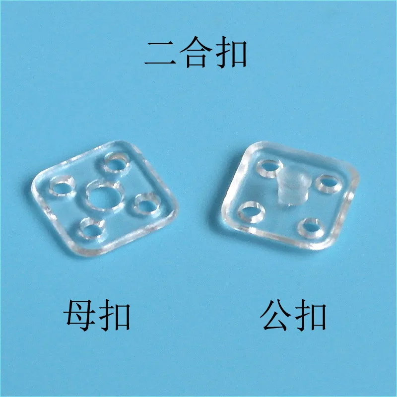 plastic button two parts sew-on plastic press studs snap button for garment accessories