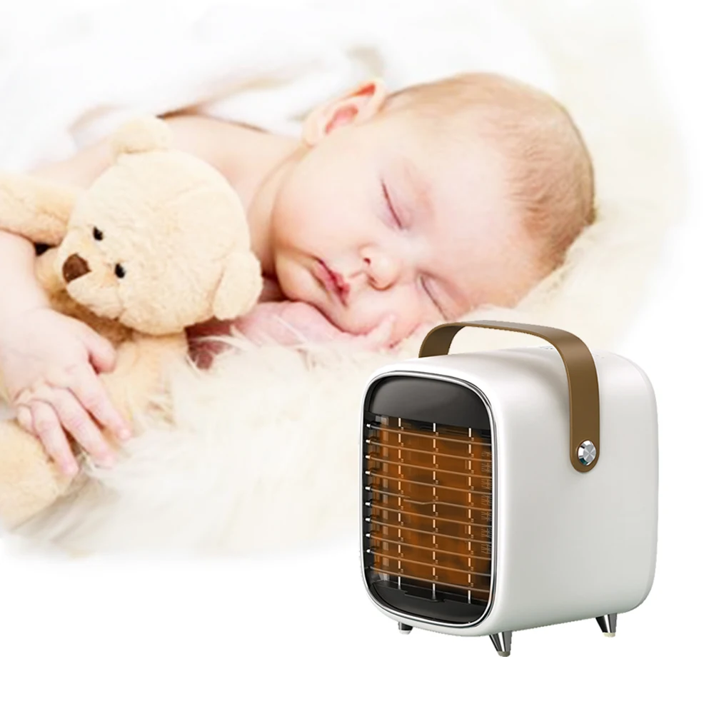 Портативное мини-устройство для охлаждения и обогрева помещений, электрические домашние обогреватели воздуха без лопастей, вентилятор для использования в помещении, для зимы