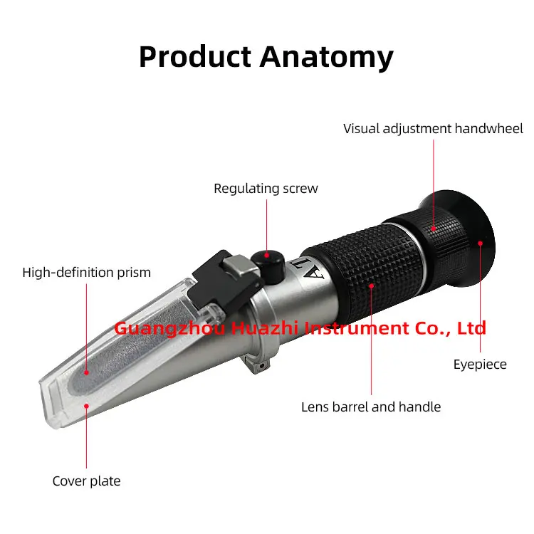 Cutting fluid concentration meter 0-50% cleaning fluid wiredrawing oil refractometer cutting oil percentage refractometer