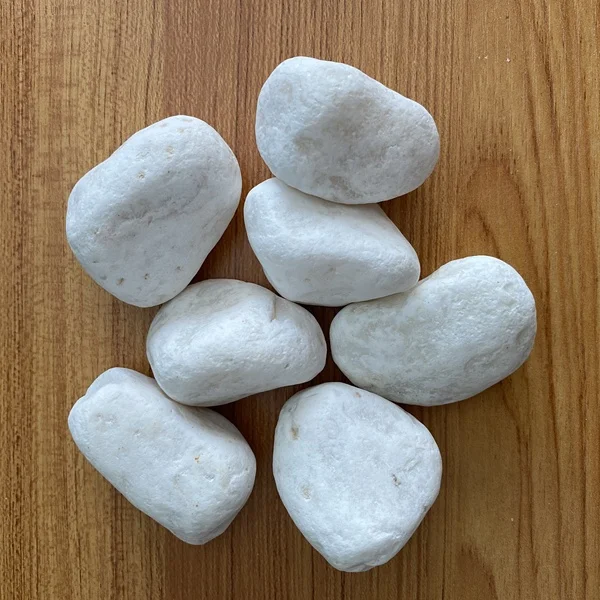 Landscaping 3-5mm snow white marble pebble