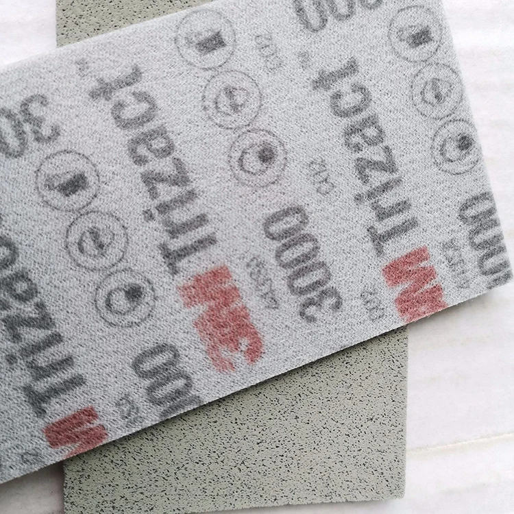 3M 30290 Trizact Hookit 2 3/4 In X 5 1/2 In 70 Mm X 140 Mm 3000 Grade 15 Sheets Per Pack 4 Packs Per Case Foam Sheet