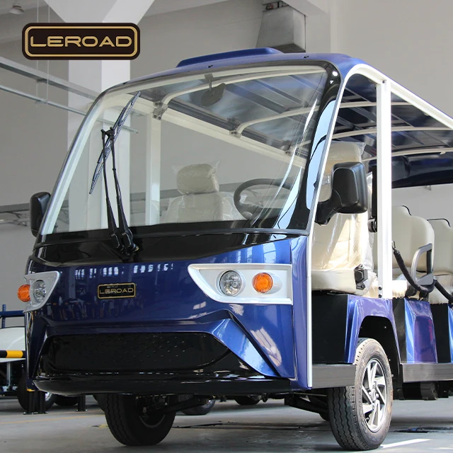 LEROAD 14 Seater Electric Shuttle Buses City Tourist Sightseeing Cars