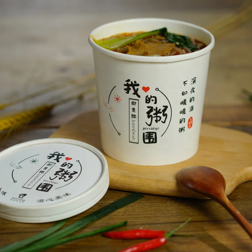 Manufacturer  Full Line Noodle Paper Cup Paper Food Container kraft tube bowl