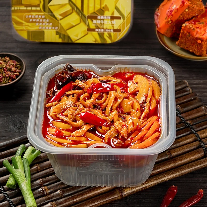 252g Free Sample Selfheating Noodles Instant Food Chinese Flavor Instant HotPot Noodles Instant Style Rice Noodles