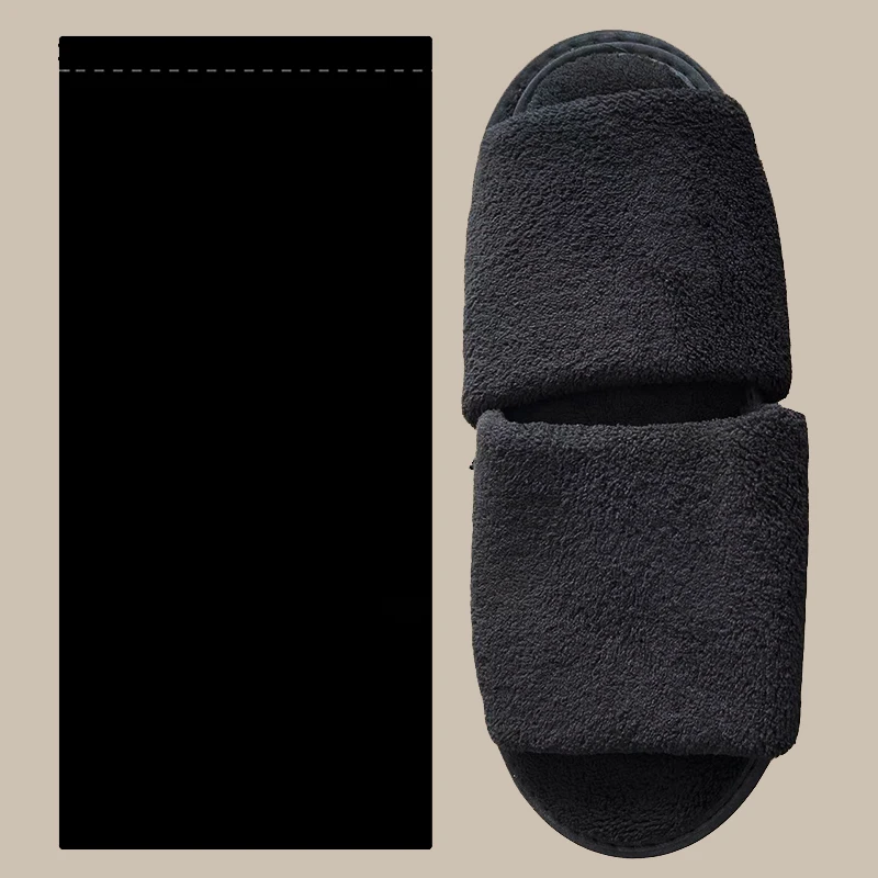 Personalized Hotel Slippers with Logo Wholesale Spa traveling home use Coral Velvet slipper