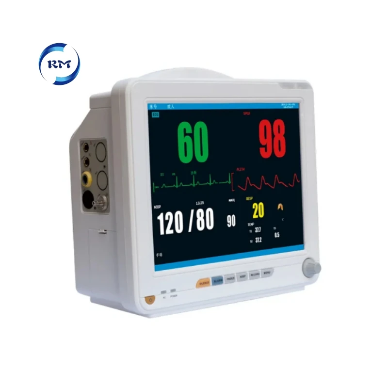 Hospital Equipment Multi-Parameter Patient Monitor for Ambulance Use Multi-Parameter ECG Exam Therapy Equipments