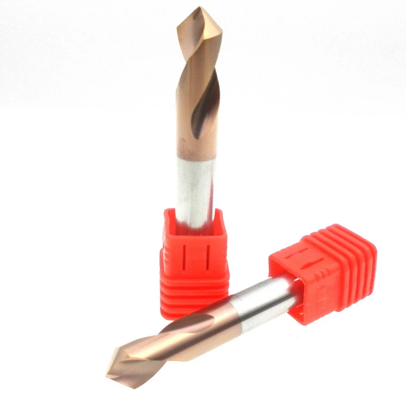 Maifix HRC58 WGDDZ 3mm 4mm 5mm Machining Hole Tungsten Carbide Steel Point Spot Drill Bit Coated Chamfering Tools