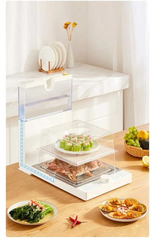 Electric Steamer With Three Layers 18.8L