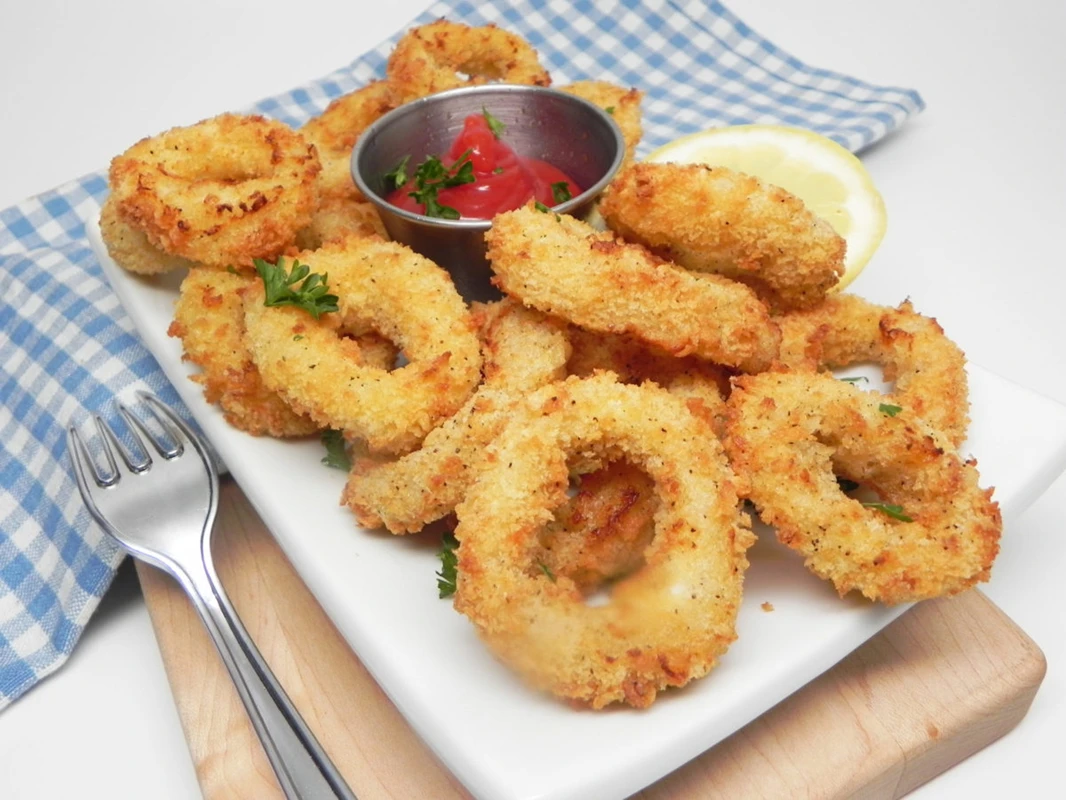  Оптовая продажа супервкусные кольца кальмара с