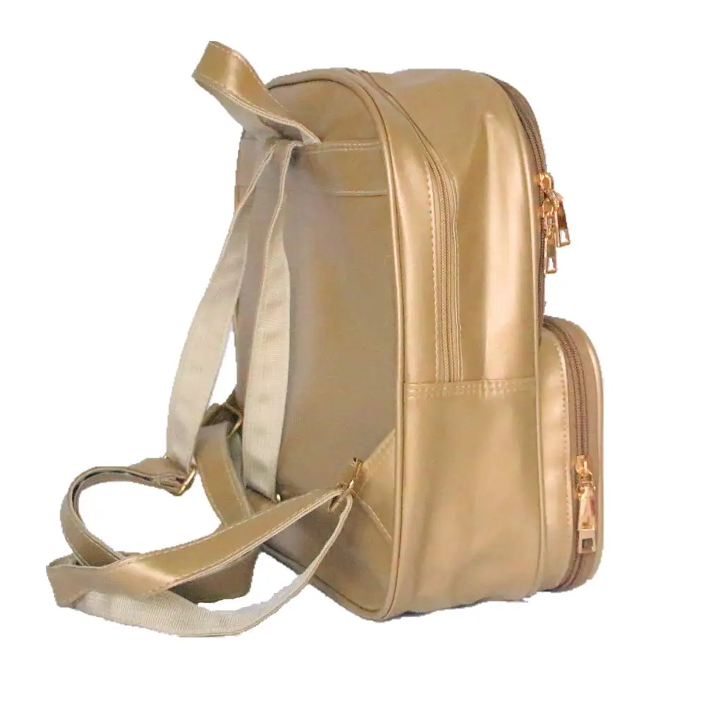 Custom Glitter Pu High Capacity manufacturer Insert Pin Display ita backpack bag With bull head Embroidery