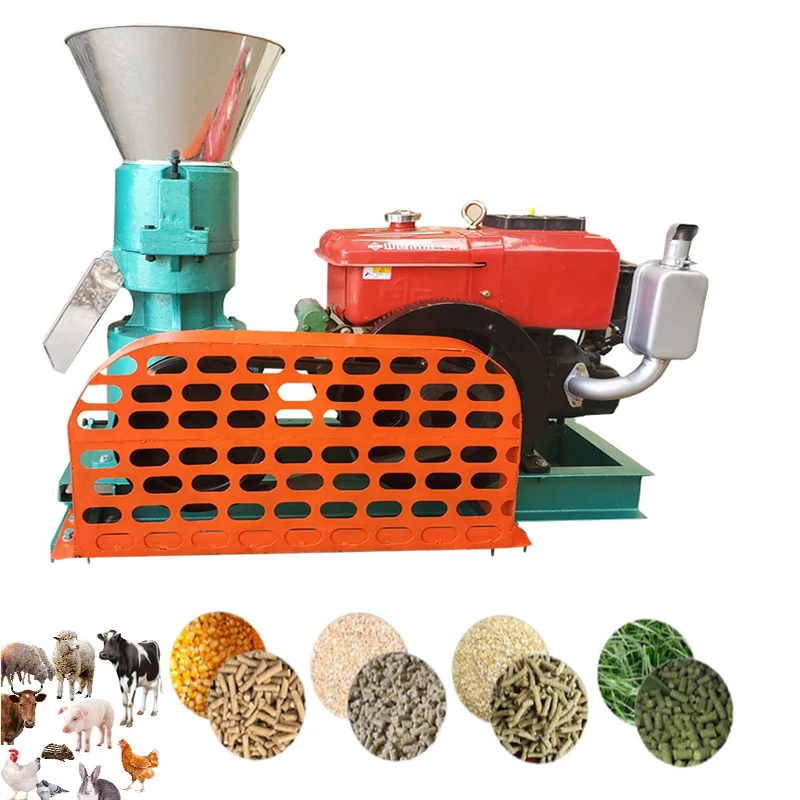 High quality cheap price diesel feed pellet machine feed processing machines for Africa customer use