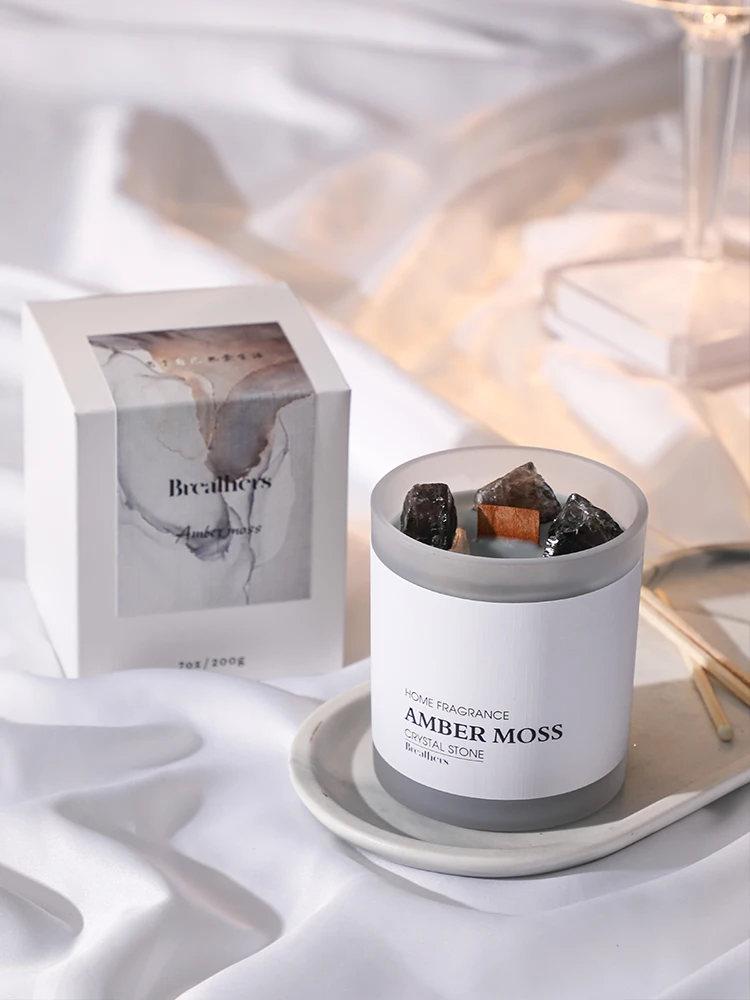 Wholesale Soy Wax Sweet Basil Vanilla White Clove Fragrance Scented Candles