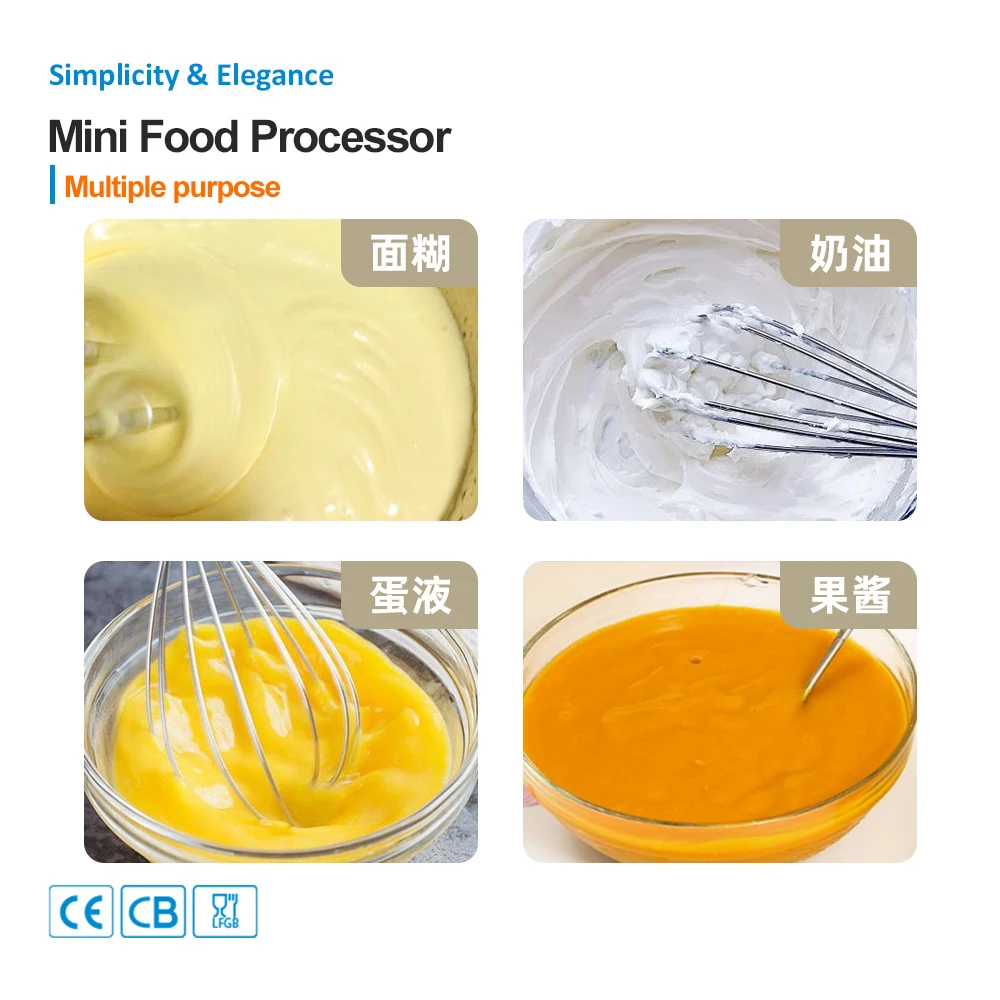 Hanging Style 3 Speeds Kitchen Cream Egg Starch Automatic Mini Usb Rechargeable Wireless Rotary Electric Egg Beater