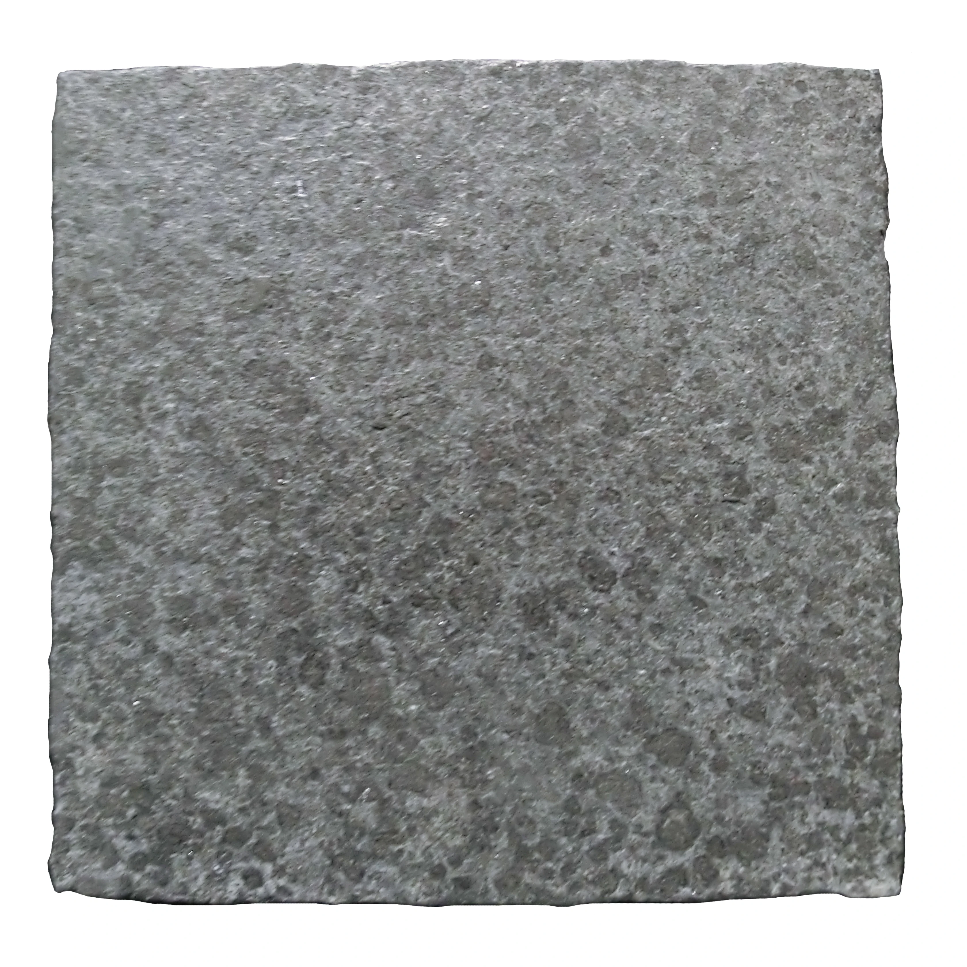 China Custom High Quality Black Mongolian Thick Basalt Stone Tile For Sale