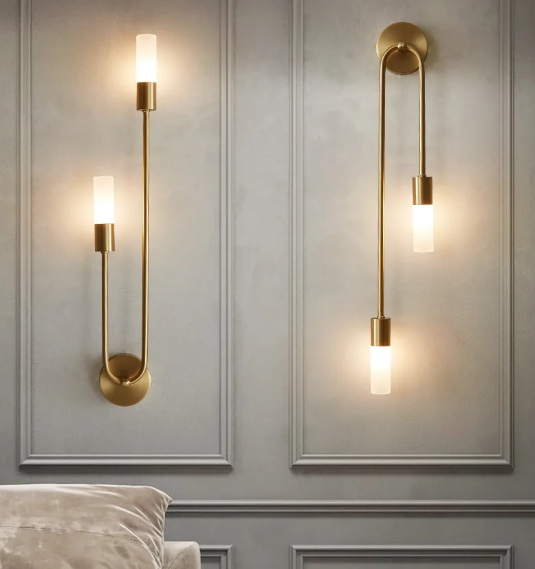 nordic style two head converse gold pendant wall light G9 LAMP*2 led wall lights for home