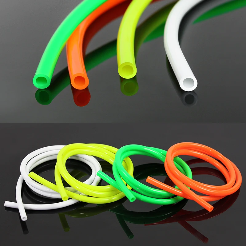High Quality Transparent Colorful Fuel Pipe Gasoline Pipe Motorcycle Parts Modified High Temperature Resistance Rubber Hose