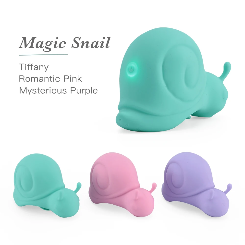 New Amazon Waterproof Silicone Tongue Licking sex toy shunge Clitoral Sucking Vibrating Snail Vibrator For Woman
