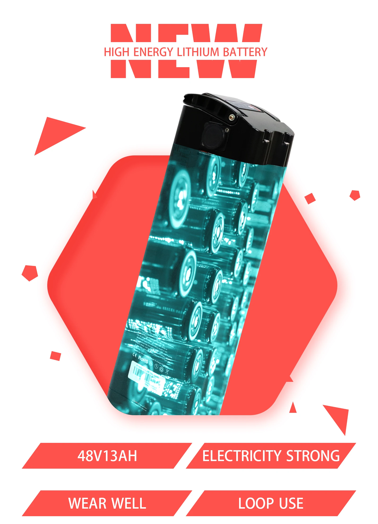 EU Drop Shipping 500W 48V 13AH 20inch Fat Tire Folding Ebike Electric Mountain Bike Bicycle