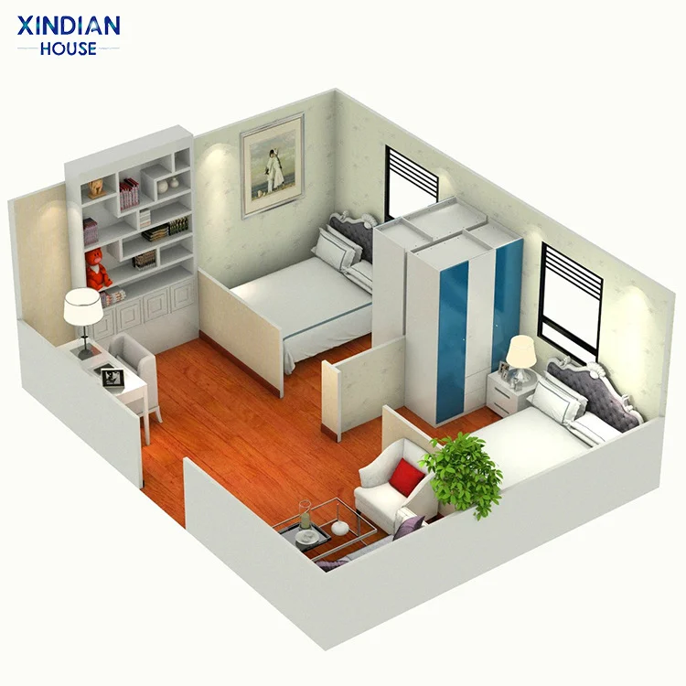 Frame Design Shipping Light Bangladesh Container Extendable Homes Prefab Metal Customized Office Mall Modern Small House 3 Years