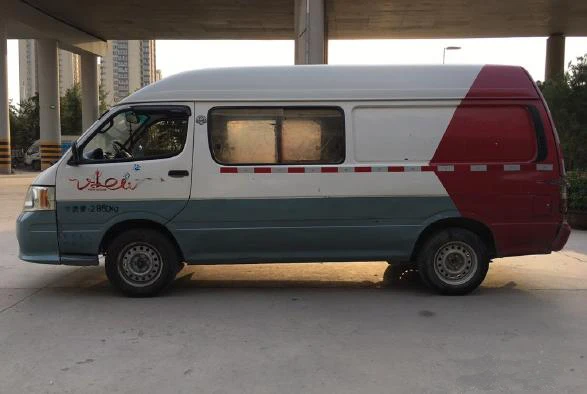 Futian landscape 2.2L 4x2 103ps used minivan minibus for sale