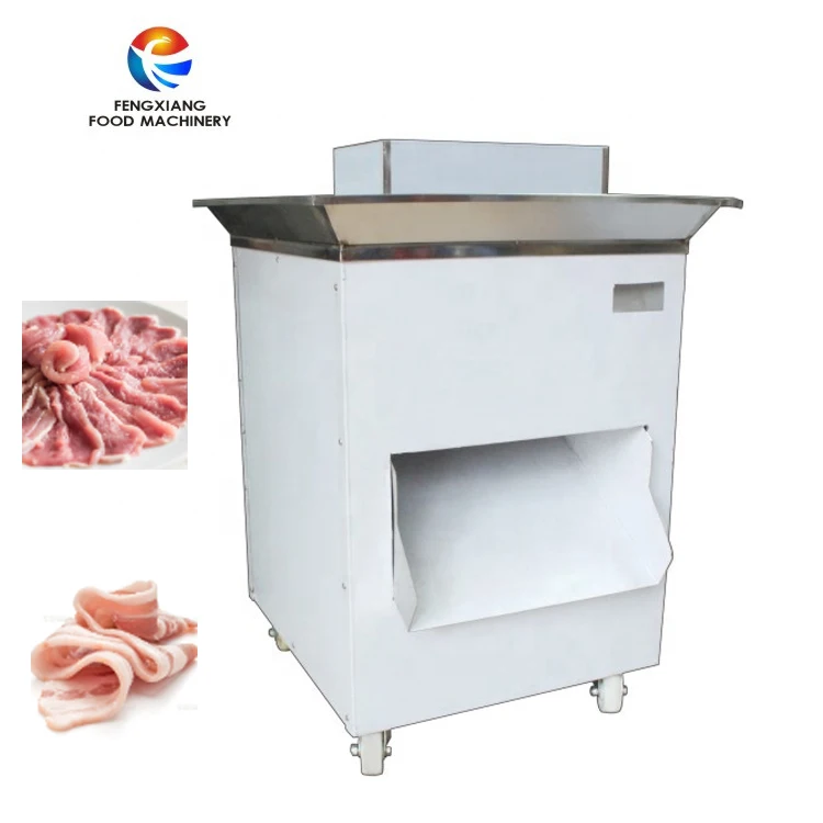 QW-8 Low Price Large Capacity Automatic Fresh Meat pork chicken Steak Slicer Cutter Cutting Machine
