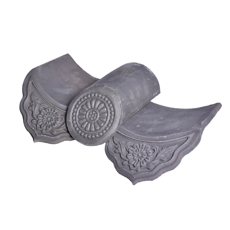 Japanese roof tiles curved decorative temple roof tile