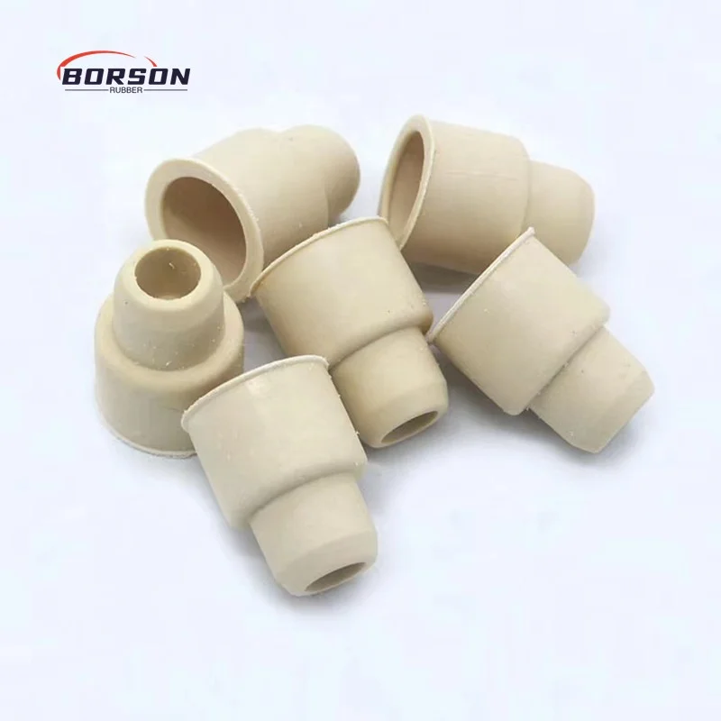 #14#19#24 silicone rubber turnover sleeve stopper for bottle Factory Lab natural rubber stopper plug