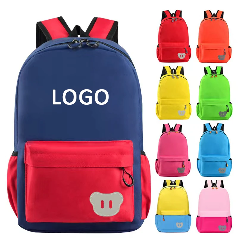 Hot Sale Trendy Children Unisex School Backpack Custom multicolor LOGO Book Bags For Kids Backpack School Bags